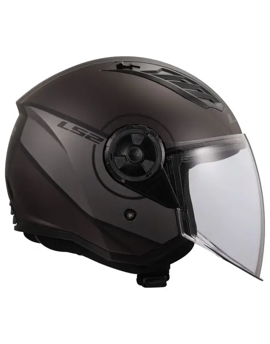 LS2 AIRFLOW 2 COVER MAT SİYAH-GRİ KASK