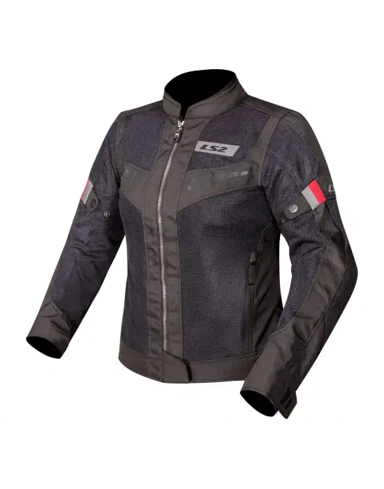 LS2 BLADE AIR KADIN MONT SİYAH-KIRMIZI