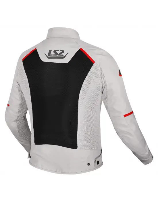 LS2 BREEZE MONT GRİ-SİYAH-KIRMIZI