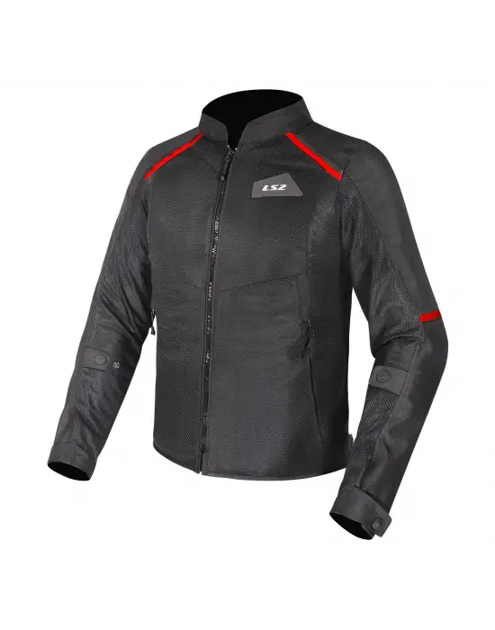 LS2 BREEZE MONT SİYAH-KIRMIZI