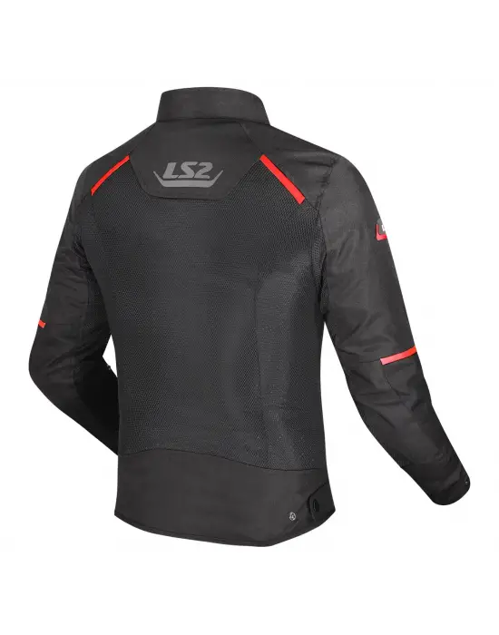 LS2 BREEZE MONT SİYAH-KIRMIZI