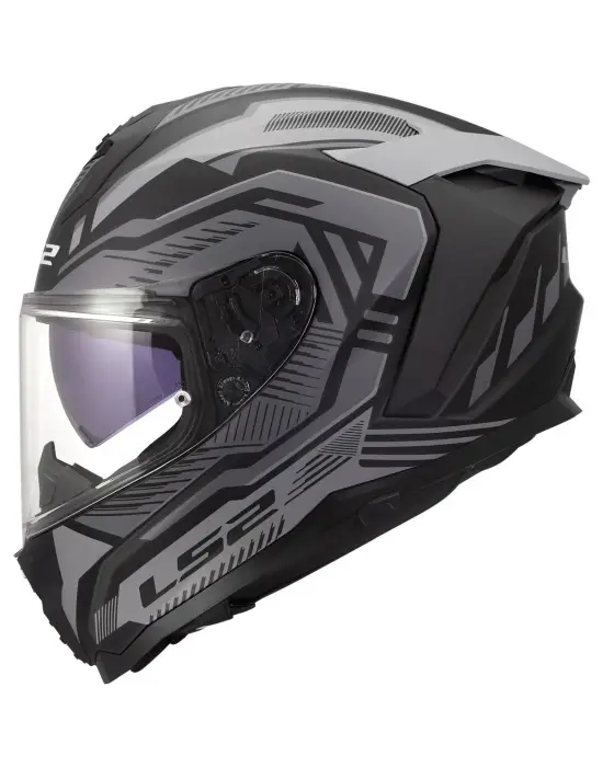 LS2 CHALLENGER 2 DRAVIX MAT GRİ KASK