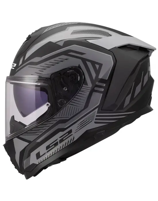 LS2 CHALLENGER 2 DRAVIX MAT GRİ KASK