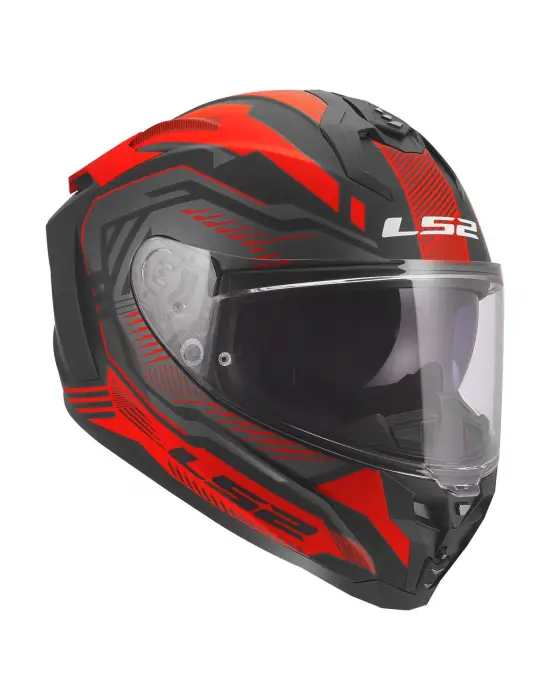 LS2 CHALLENGER 2 DRAVIX MAT KIRMIZI KASK