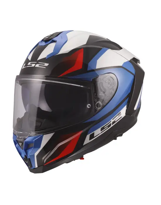 LS2 CHALLENGER 2 VIPER BEYAZ-MAVİ-KIRMIZI KASK