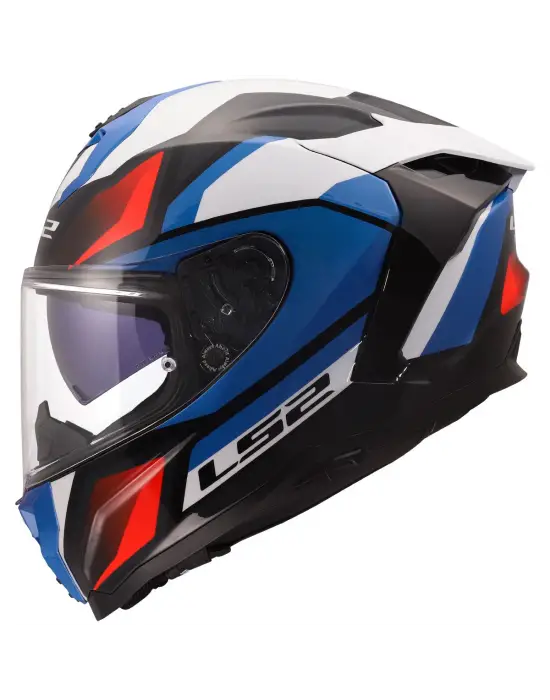 LS2 CHALLENGER 2 VIPER BEYAZ-MAVİ-KIRMIZI KASK