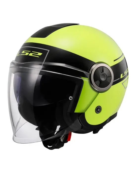LS2 CLASSY CLASSIC SİYAH-NEON SARI KASK