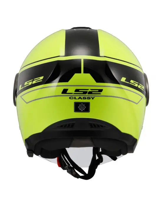 LS2 CLASSY CLASSIC SİYAH-NEON SARI KASK