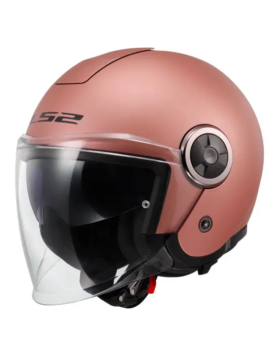 LS2 CLASSY MAT GOLD PEMBE KASK
