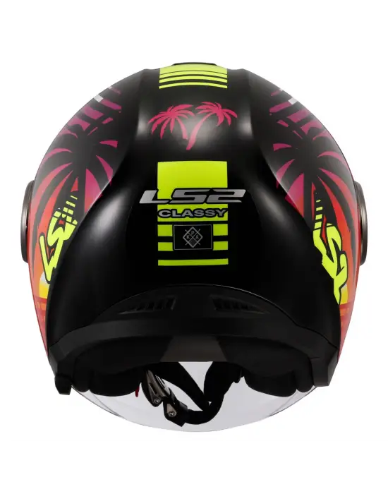 LS2 CLASSY PALM SİYAH KASK