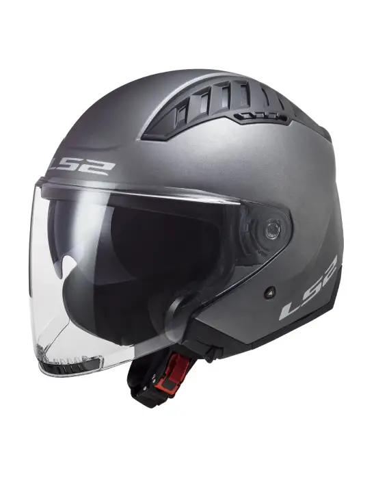 LS2 COPTER 2 MAT TITANIUM KASK