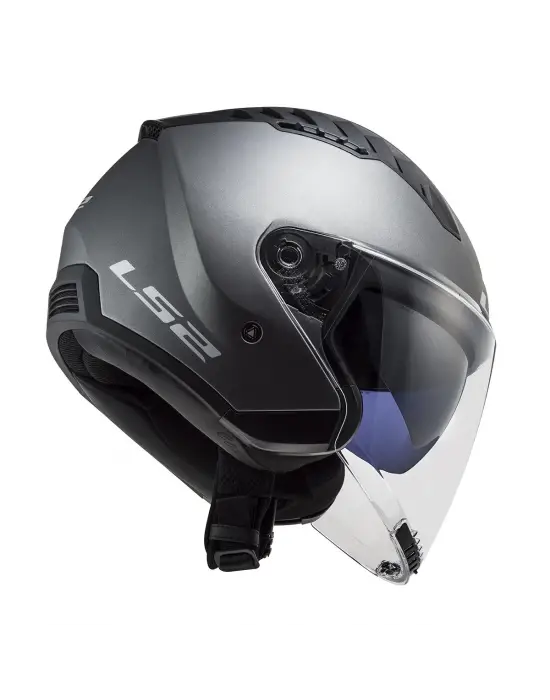 LS2 COPTER 2 MAT TITANIUM KASK