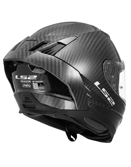LS2 DRAGON KARBON MAT KASK