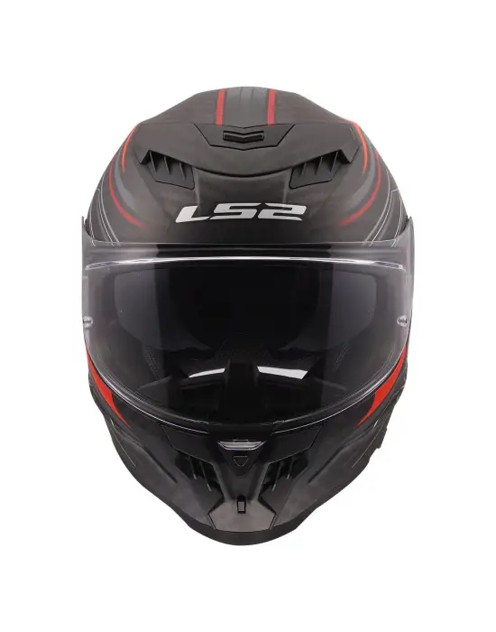 LS2 DRAGON KARBON SUBIC KIRMIZI KASK