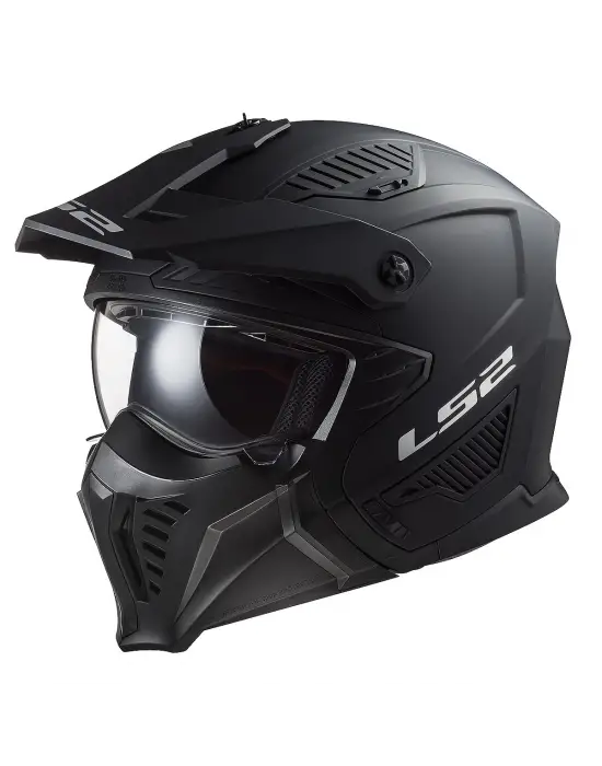 LS2 DRIFTER MAT SİYAH KASK