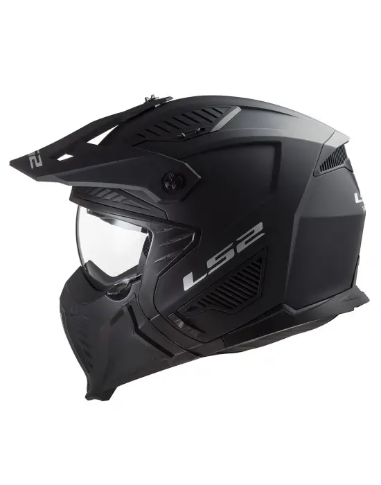 LS2 DRIFTER MAT SİYAH KASK