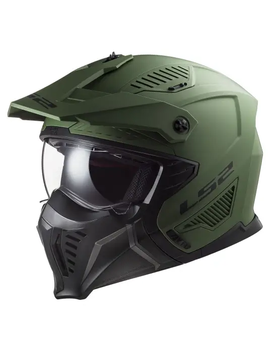 LS2 DRIFTER MAT YEŞİL KASK