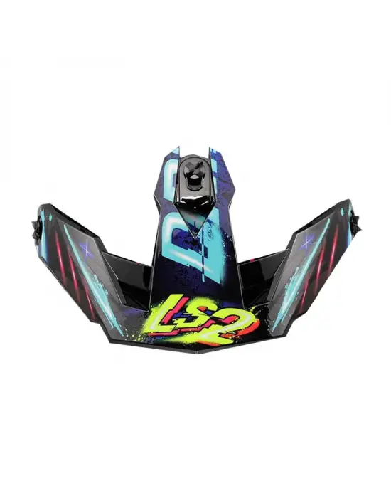 LS2 DRIFTER RAYZ SİYAH-MAVİ TEREK