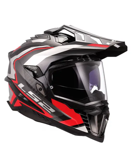 LS2 EXPLORER C KARBON FRONTIER II KIRMIZI KASK