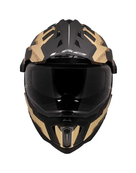 LS2 EXPLORER C KARBON TRICK MAT KAHVE-KUM KASK