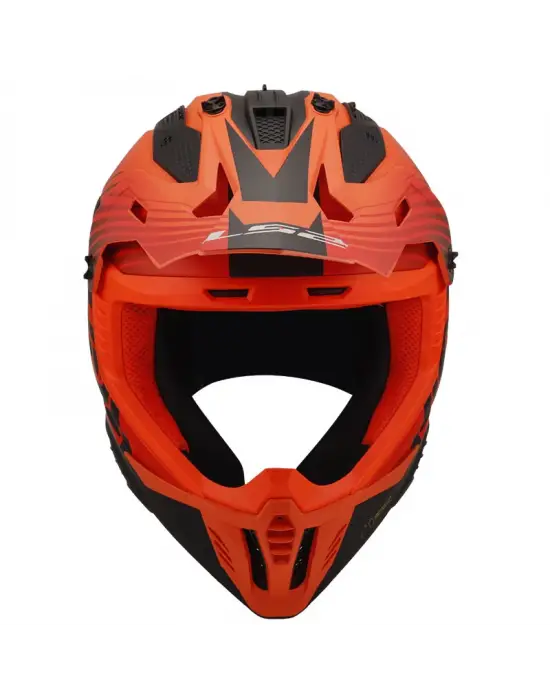 LS2 FAST 2 DUCK TURUNCU-KIRMIZI KASK