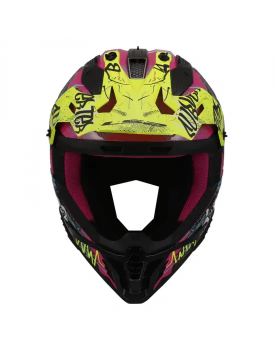 LS2 FAST 2 GORILLA MOR-NEON SARI KASK