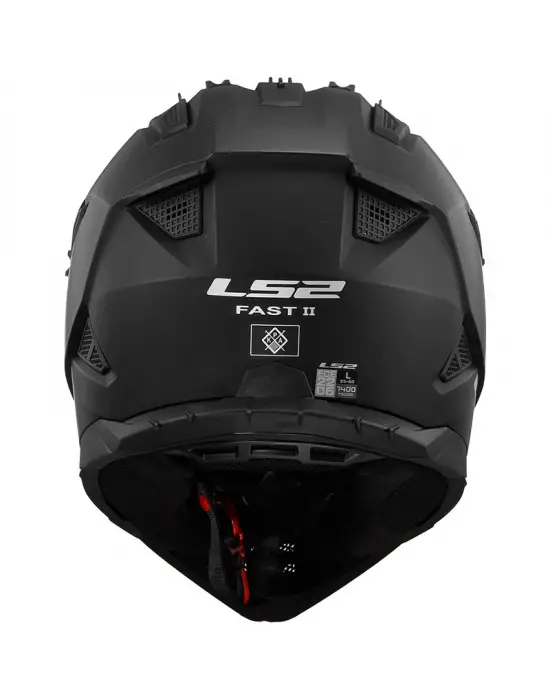 LS2 FAST 2 MAT SİYAH KASK