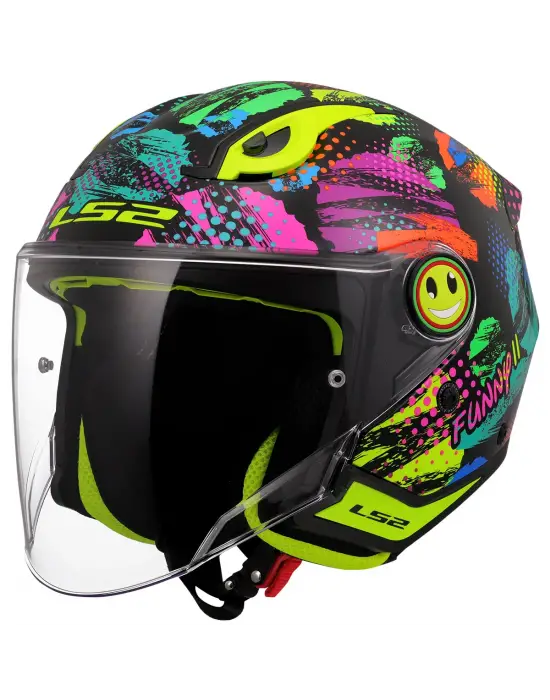 LS2 FUNNY 2 JOY SİYAH ÇOCUK KASK
