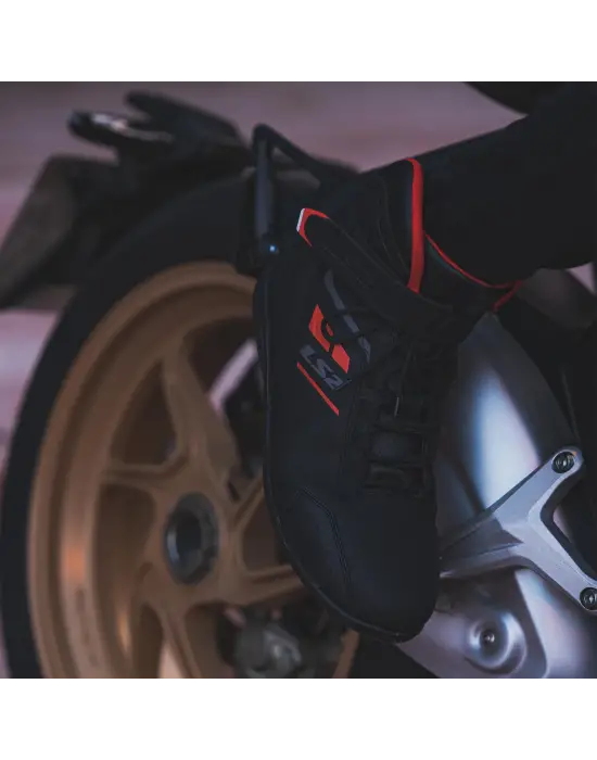 LS2 GARRA WP BOT SİYAH-KIRMIZI