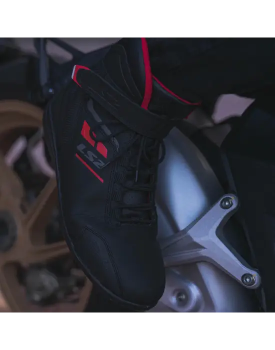 LS2 GARRA WP BOT SİYAH-KIRMIZI