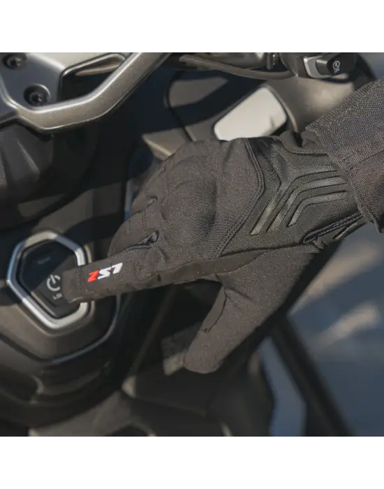LS2 JET 2 WATERPROOF ELDİVEN SİYAH