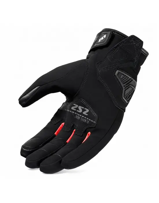 LS2 JET 3 WATERPROOF ELDİVEN SİYAH-KIRMIZI