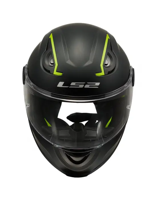 LS2 KID MAT SİYAH ÇOCUK KASK