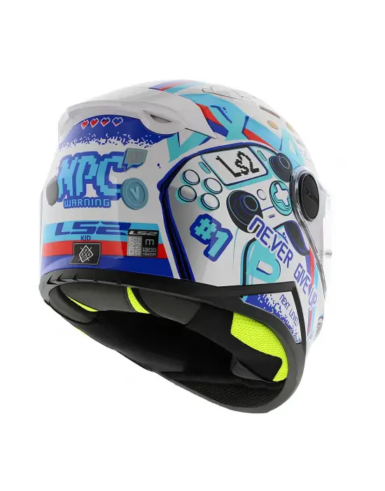 LS2 KID NEXT LEVEL BEYAZ ÇOCUK KASK