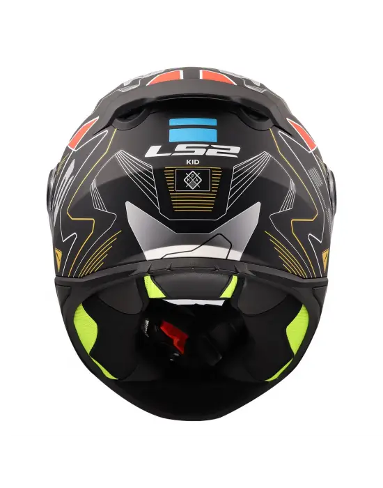 LS2 KID ZERO GRİ-KIRMIZI ÇOCUK KASK