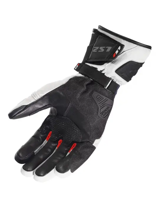 LS2 NORDIC ELDİVEN GRİ-MAVİ-KIRMIZI