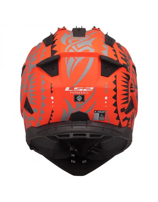 LS2 PIONEER 2 RANGI MAT TURUNCU KASK