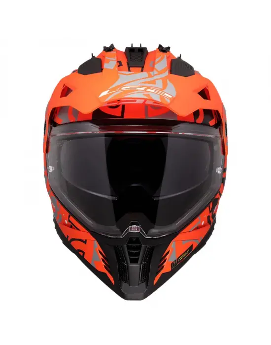 LS2 PIONEER 2 RANGI MAT TURUNCU KASK