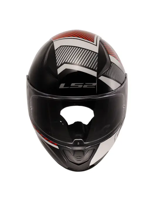 LS2 RAPID 2 EXTRA BEYAZ-KIRMIZI KASK