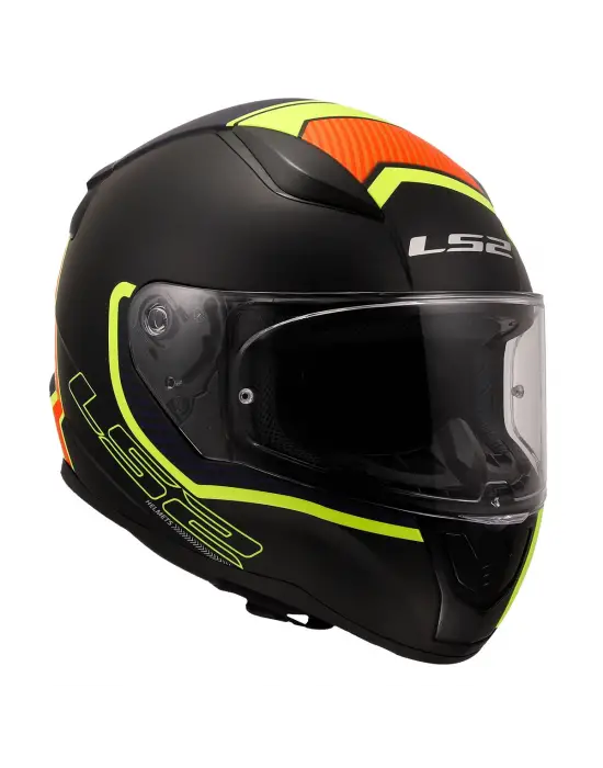 LS2 RAPID 2 EXTRA MAT NEON SARI-NAVY MAVİ KASK