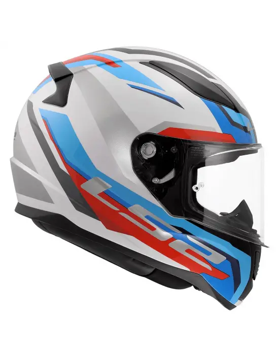 LS2 RAPID 2 HYPER BEYAZ-MAVİ-KIRMIZI KASK