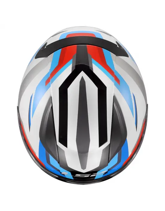 LS2 RAPID 2 HYPER BEYAZ-MAVİ-KIRMIZI KASK