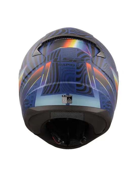 LS2 RAPID 2 OPTIK MAT MAVİ-MOR KASK