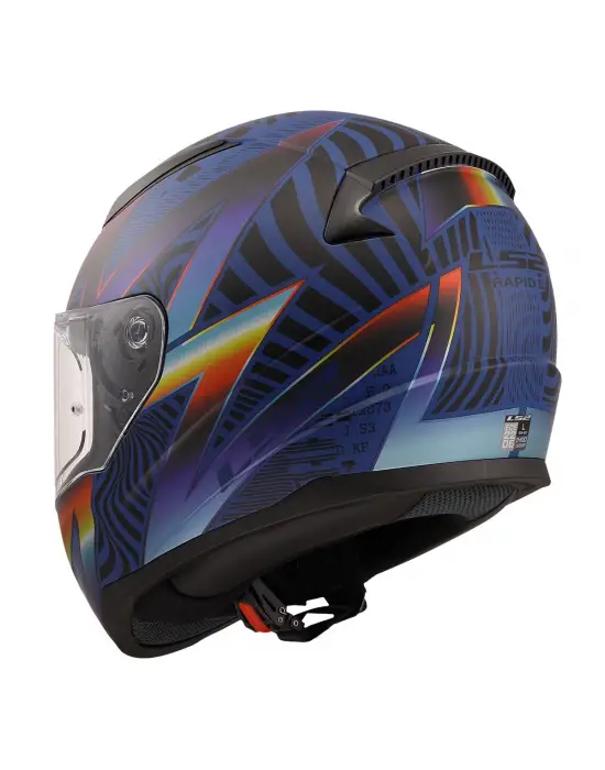 LS2 RAPID 2 OPTIK MAT MAVİ-MOR KASK
