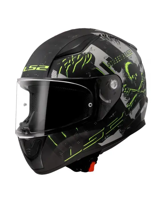 LS2 RAPID 2 PIRATES TITANIUM KASK
