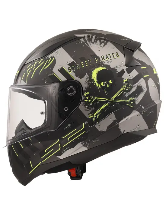 LS2 RAPID 2 PIRATES TITANIUM KASK
