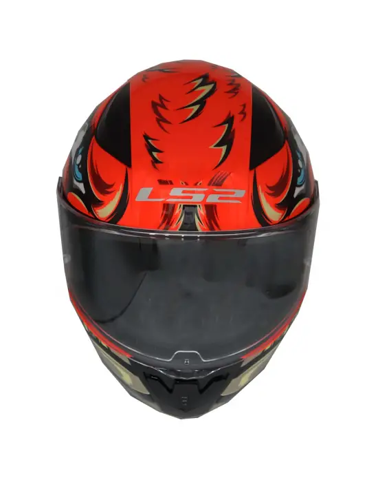 LS2 RAPID 2 SPOX KIRMIZI-GRİ KASK