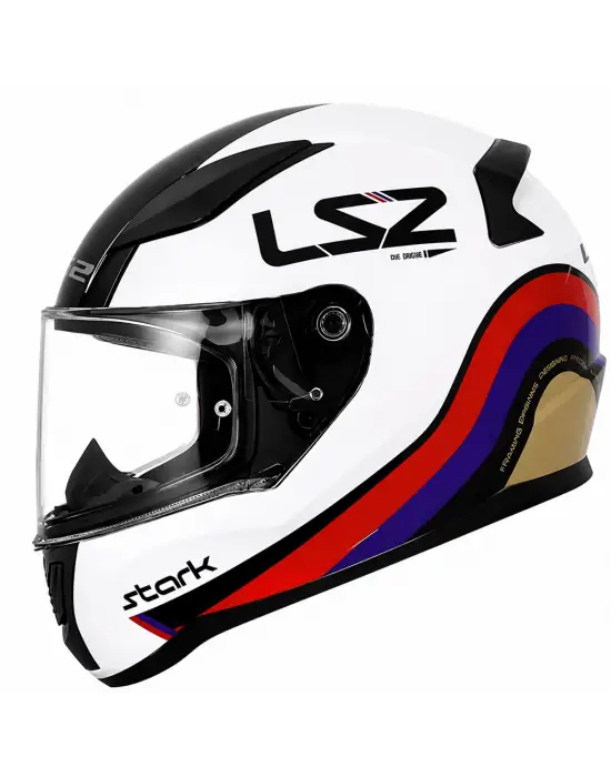 LS2 RAPID 2 STARK BEYAZ-KIRMIZI-MAVİ KASK