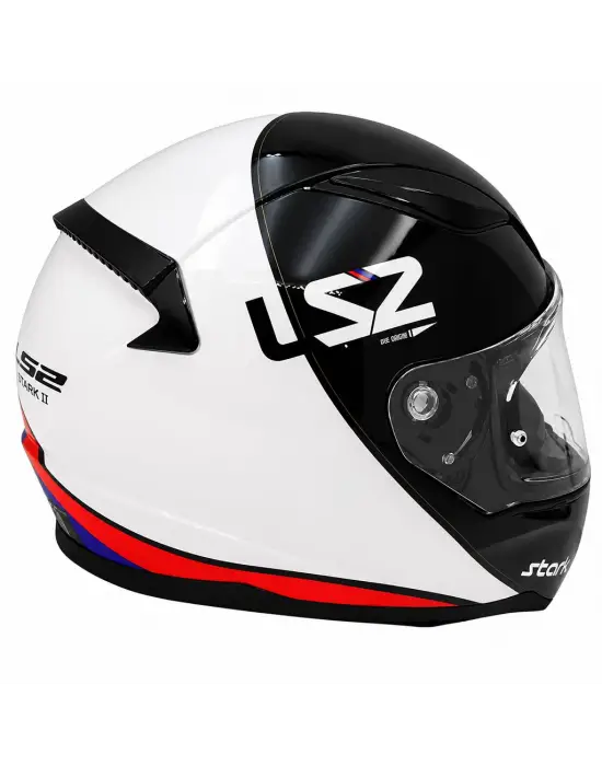 LS2 RAPID 2 STARK BEYAZ-KIRMIZI-MAVİ KASK