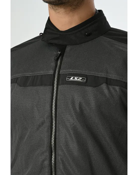 LS2 RIVA MONT SİYAH-GRİ-KIRMIZI